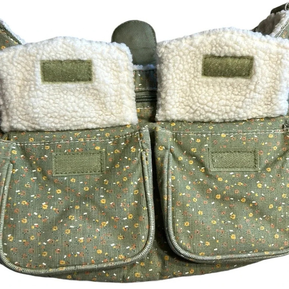 corduroy purse, cotton
shoulder,women ,Sherpa,boho
snap, zip,hoops,floral,grunge - Picture 7 of 13